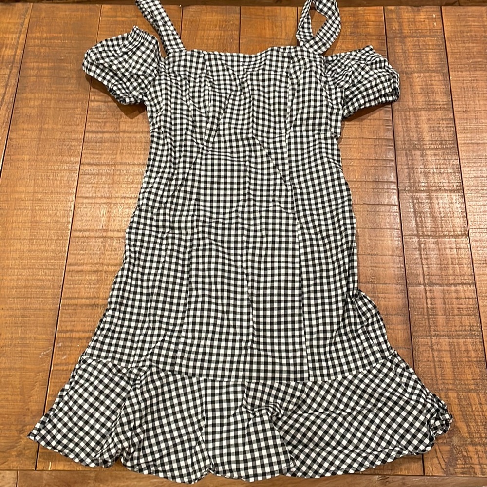 NWOT New Look Gingham Dress - S